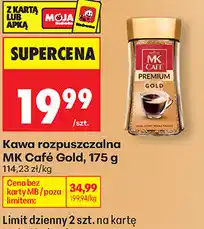 Biedronka Kawa rozpuszczalna MK Café Gold oferta