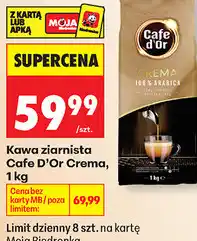 Biedronka Kawa ziarnista Cafe D'Or Crema oferta