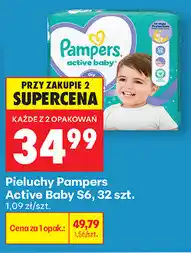 Biedronka Pieluchy Pampers Active Baby S6, 32 szt oferta