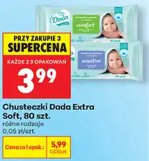 Biedronka Chusteczki Dada Extra Soft, 80 szt oferta