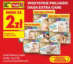 Biedronka Wszystkie pieluszki Dada Extra Care oferta