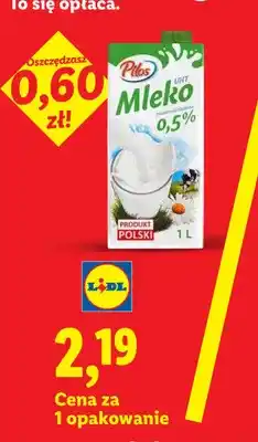 Lidl Mleko UHT 0,5% oferta