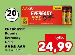 Kaufland ENERGIZER Baterie Eveready Gold AA lub AAA oferta