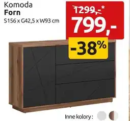 Black Red White Komoda Forn oferta