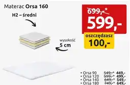 Black Red White Materac Orsa 160 oferta