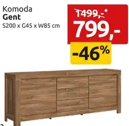 Black Red White Komoda Gent S200 x G45 x W85 cm oferta
