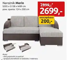 Black Red White Narożnik Merin oferta