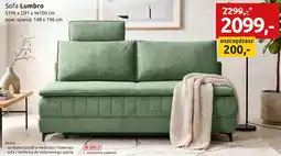 Black Red White Sofa Lumbro oferta