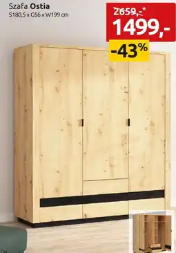 Black Red White Szafa Ostia oferta