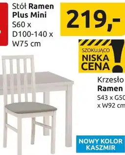 Black Red White Krzesło Ramen S43 x G50 x W92 cm oferta