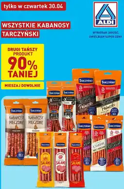 ALDI WSZYSTKIE KABANOSY TARCZYŃSKI oferta
