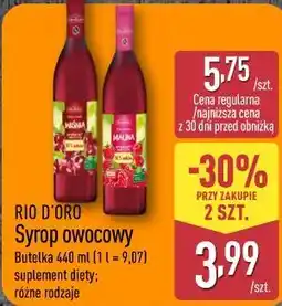 ALDI RIO D'ORO Syrop owocowy oferta