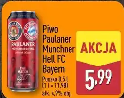 ALDI Piwo Paulaner Munchner Hell FC Bayern oferta