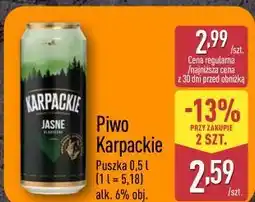 ALDI Piwo Karpackie oferta