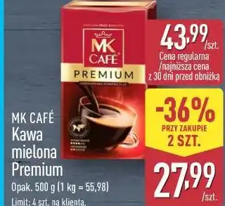 ALDI Kawa mielona Premium MK CAFÉ oferta