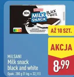 ALDI Milsani Milk snack black and white oferta