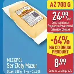 ALDI Mlekpol Ser Złoty Mazur oferta