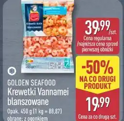 ALDI GOLDEN SEAFOOD Krewetki Vannamei blanszowane oferta
