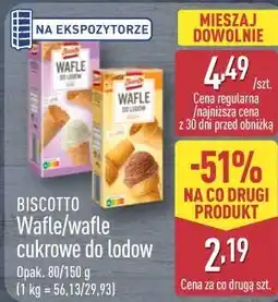 ALDI Wafle/wafle cukrowe do lodów oferta