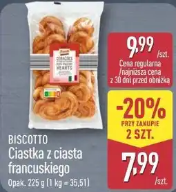 ALDI BISCOTTO Ciastka z ciasta francuskiego oferta
