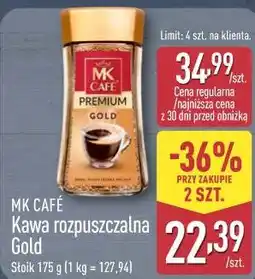 ALDI MK CAFÉ Kawa rozpuszczalna Gold oferta
