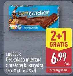 ALDI CHOCEUR Czekolada mleczna z prażoną kukurydzą oferta