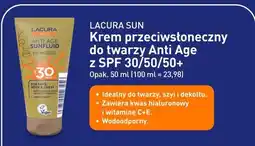 ALDI Krem przeciwsłoneczny do twarzy Anti Age z SPF 30/50/50+ oferta