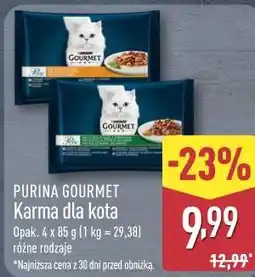 ALDI Karma dla kota PURINA GOURMET oferta
