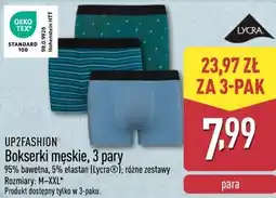 ALDI UP2FASHION Bokserki męskie, 3 pary oferta