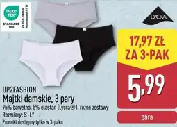 ALDI UP2FASHION Majtki damskie, 3 pary oferta