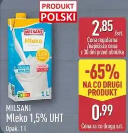 ALDI Mleko 1,5% UHT MILSANI oferta
