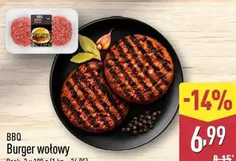 ALDI BBQ Burger wołowy oferta