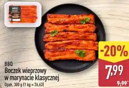 ALDI BBQ Boczek wieprzowy w marynacie klasycznej oferta