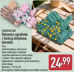 ALDI Rękawice ogrodowe z funkcją dotykową damskie GARDENLINE oferta