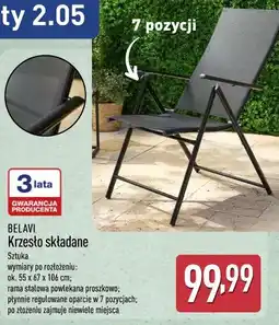 ALDI Krzesło składane BELAVI oferta