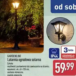 ALDI GARDENLINE Latarnia ogrodowa solarna oferta