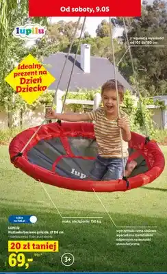 Lidl Huśtawka bocianie gniazdo Lupilu Ø110cm oferta