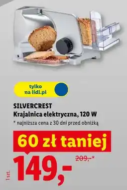 Lidl Krajalnica elektryczna SilverCrest 120W oferta