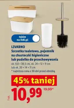 Lidl Pudełko do przechowywania Livarno ok. 20x14x11cm oferta
