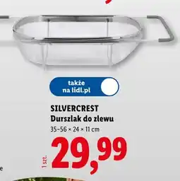 Lidl Durszlak do zlewu SilverCrest 35-56×24×11cm oferta