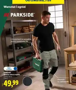 Lidl Spodnie robocze męskie Parkside oferta