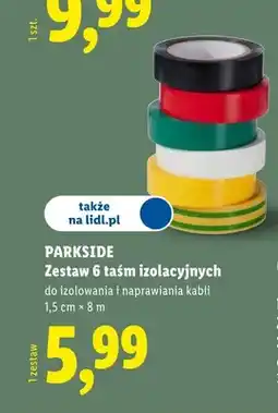 Lidl Zestaw 6 taśm izolacyjnych Parkside oferta