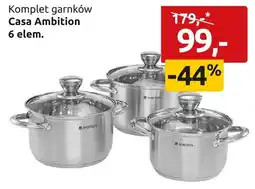 Black Red White Komplet garnków Casa Ambition 6 elementów oferta