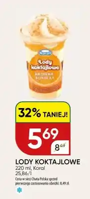Chata Polska Lody koktajlowe Koral oferta