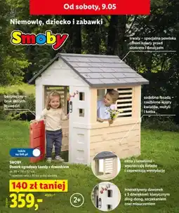 Lidl Domek ogrodowy Smoby Lovely z dzwonkiem oferta