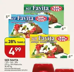 Chata Polska Ser Favita sałatkowo-kanapkowy-tortowy 18% SM Mlekovita oferta