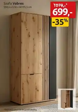 Black Red White Szafa Vabres S90,5xG56xW195,5cm oferta