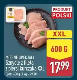 ALDI Sznycle z fileta z piersi kurczaka XXL Mięsne Specjały oferta