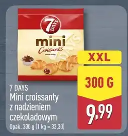 ALDI Mini croissanty z nadzieniem czekoladowym 7 Days oferta
