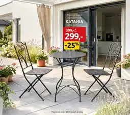 Black Red White Zestaw mebli ogrodowych Katania stół 2xfotel oferta